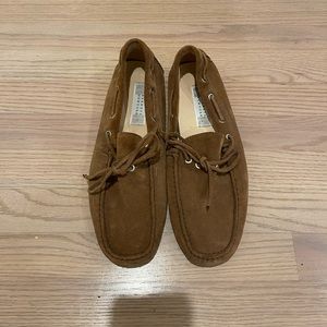 NWOT Barneys New York Suede Moccasins Driving Shoes